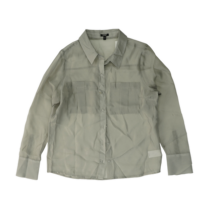 Gray Button Down
