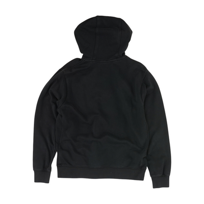 Black Solid Hoodie Pullover