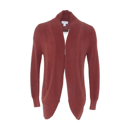 Red Cardigan Sweater