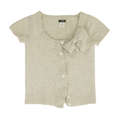 Gray Cardigan Sweater