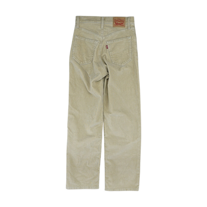 Khaki Straight Pants