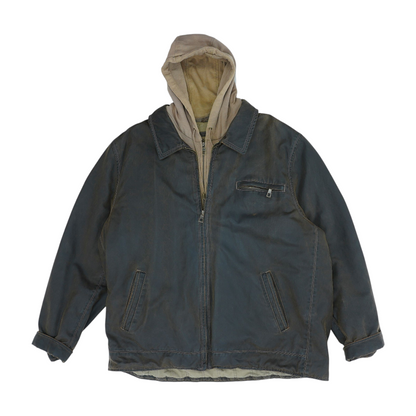 Brown Big & Tall Solid Jacket