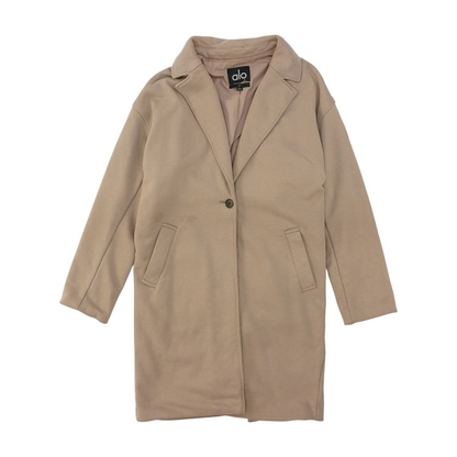 Beige Solid Coat