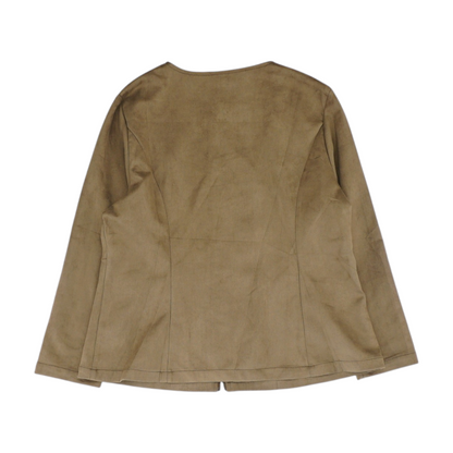 Brown Solid Jacket