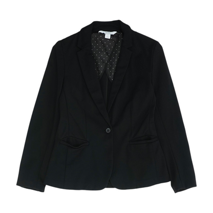 Black Solid Blazer