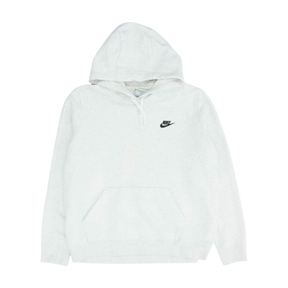 Gray Solid Hoodie Pullover