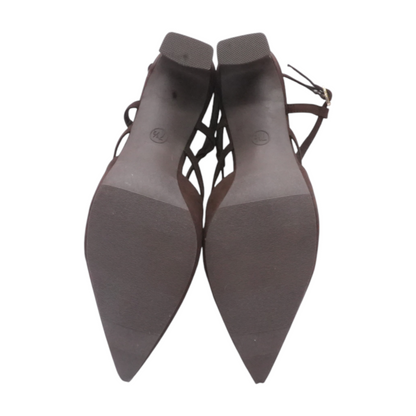 Brown Block Heels
