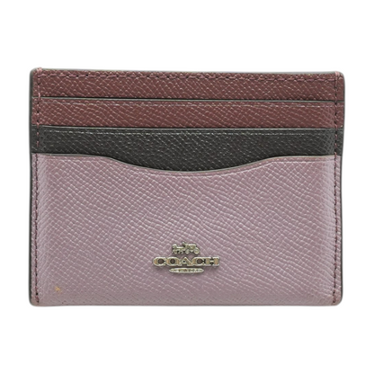 Purple Card Case Wallet