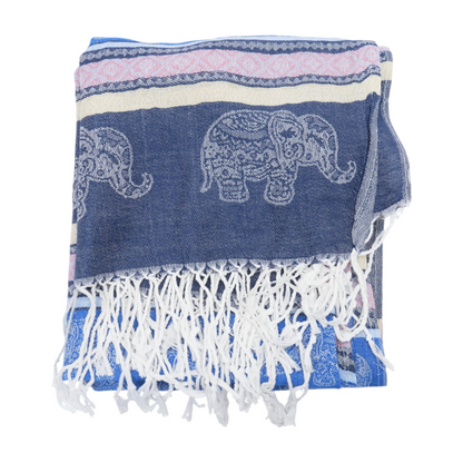 Multi Graphic 100% Cashmere Scarf