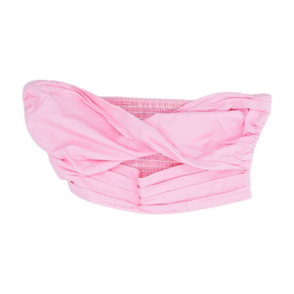Pink Cropped Blouse