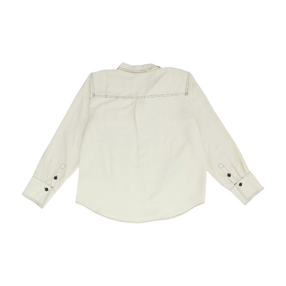 Beige Button Down