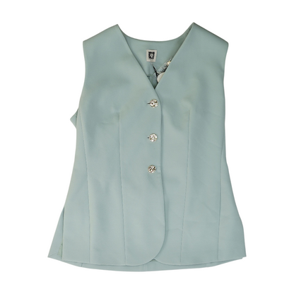 Green Solid Blazer