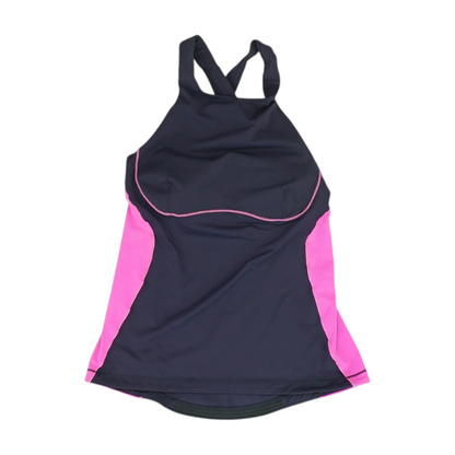 Navy Color Block Active T-Shirt