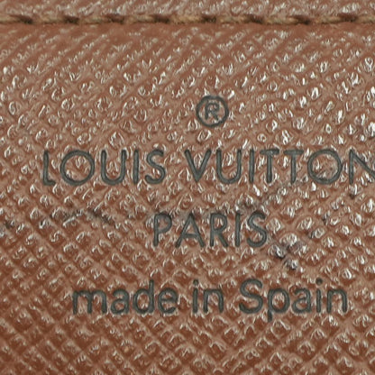 Brown Monogram Canvas Business Card Holder