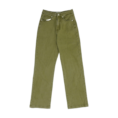 Green Straight Jeans