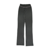 Black Polka Dot Regular Pants