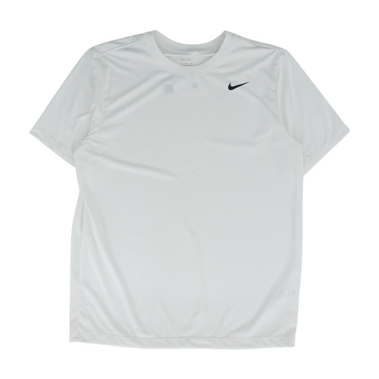 White Solid Active T-Shirt