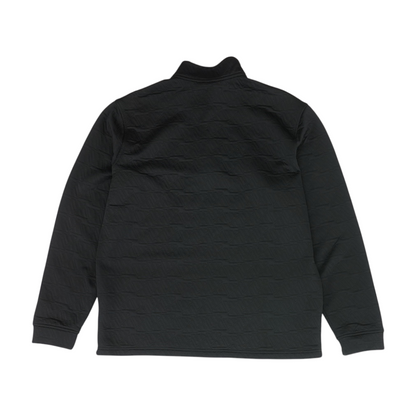Black Solid 1/4 Zip Pullover