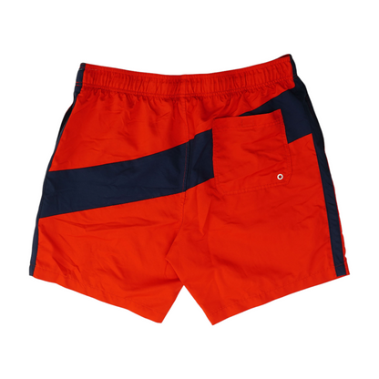 Red Color Block Swim Bottom