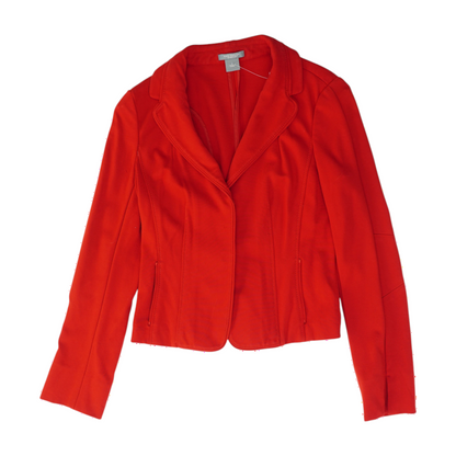 Red Solid Blazer