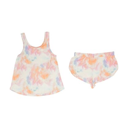 Multi Tie-Dye Pajama Set