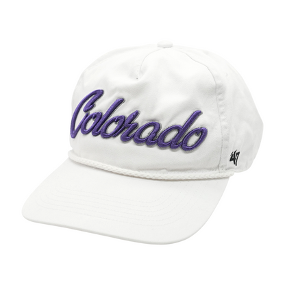 White Colorado Rockies Ballcap