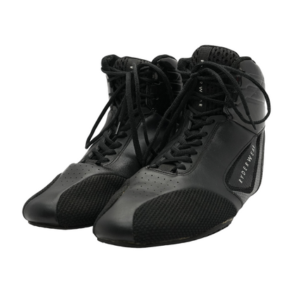 Black High-Top Athletic Shoes