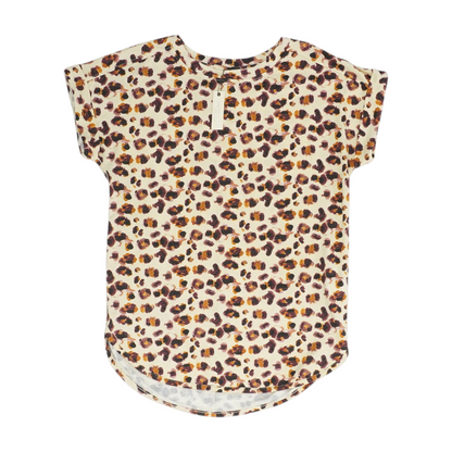 Beige Animal Print Blouse