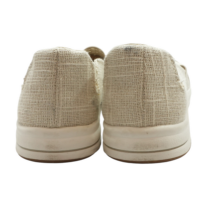 Beige Slip-On Flats
