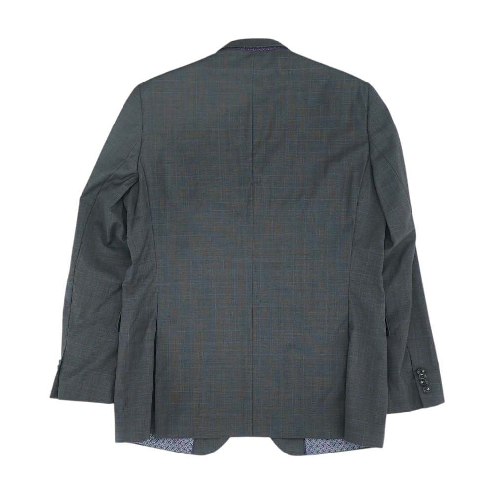 Ted Baker Black Long Plaid Sport Coat – Image 2