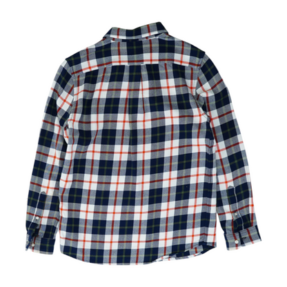Multi Plaid Flannel Button Down
