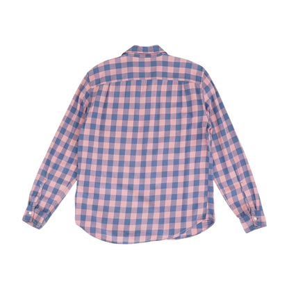 Pink Check Flannel Button Down