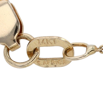 1/5 ctw 14K Yellow Gold Diamond Pendant Necklace