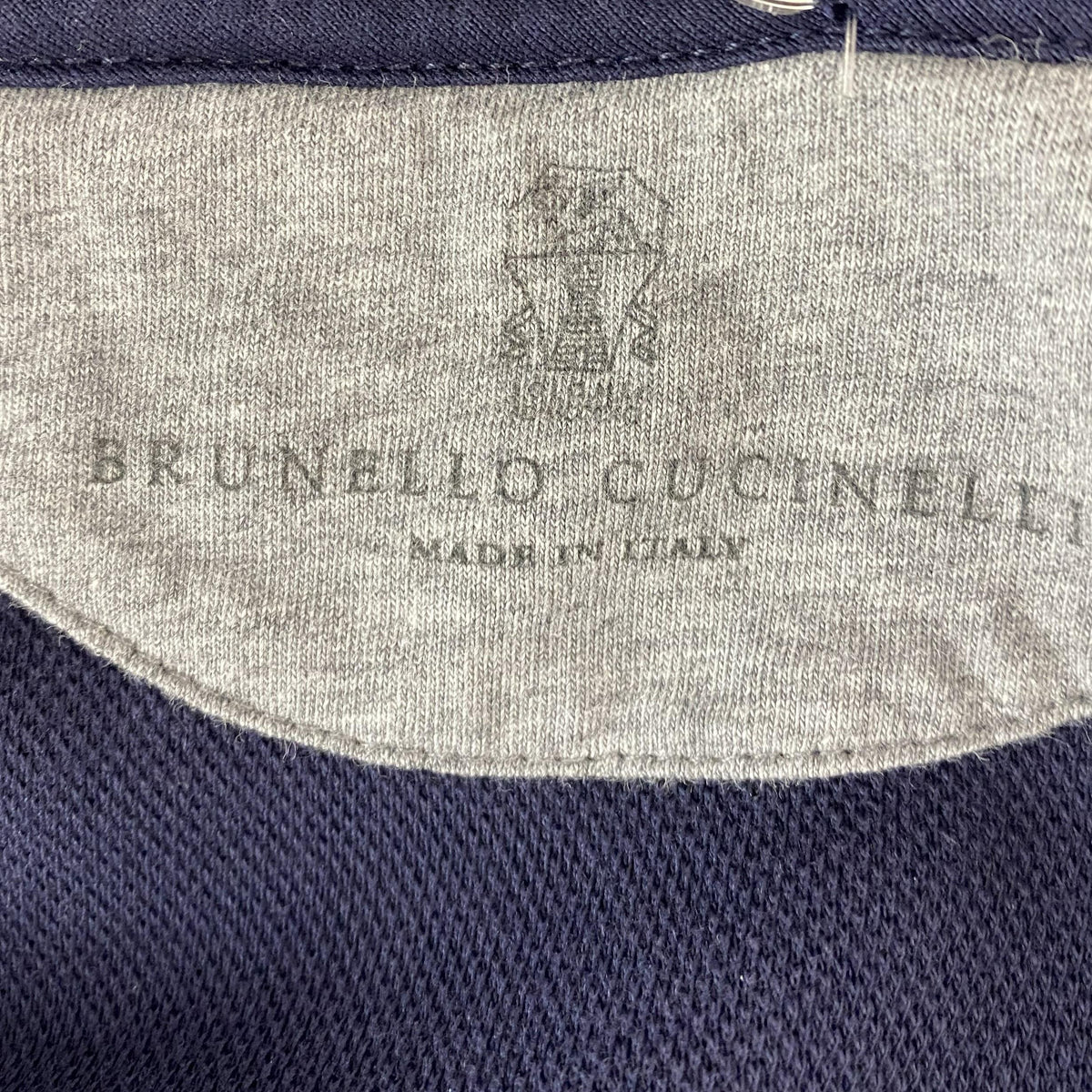 Navy Cotton Full-Zip Cardigan Sweatshirt