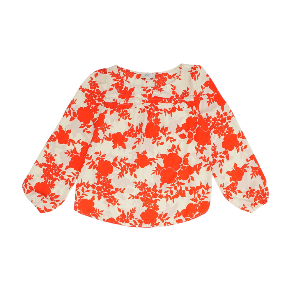 Ivory Petite Floral Blouse