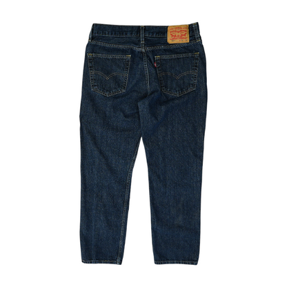 514 Navy Straight Jeans