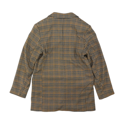 Brown Houndstooth Blazer