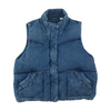 Blue Solid Vest