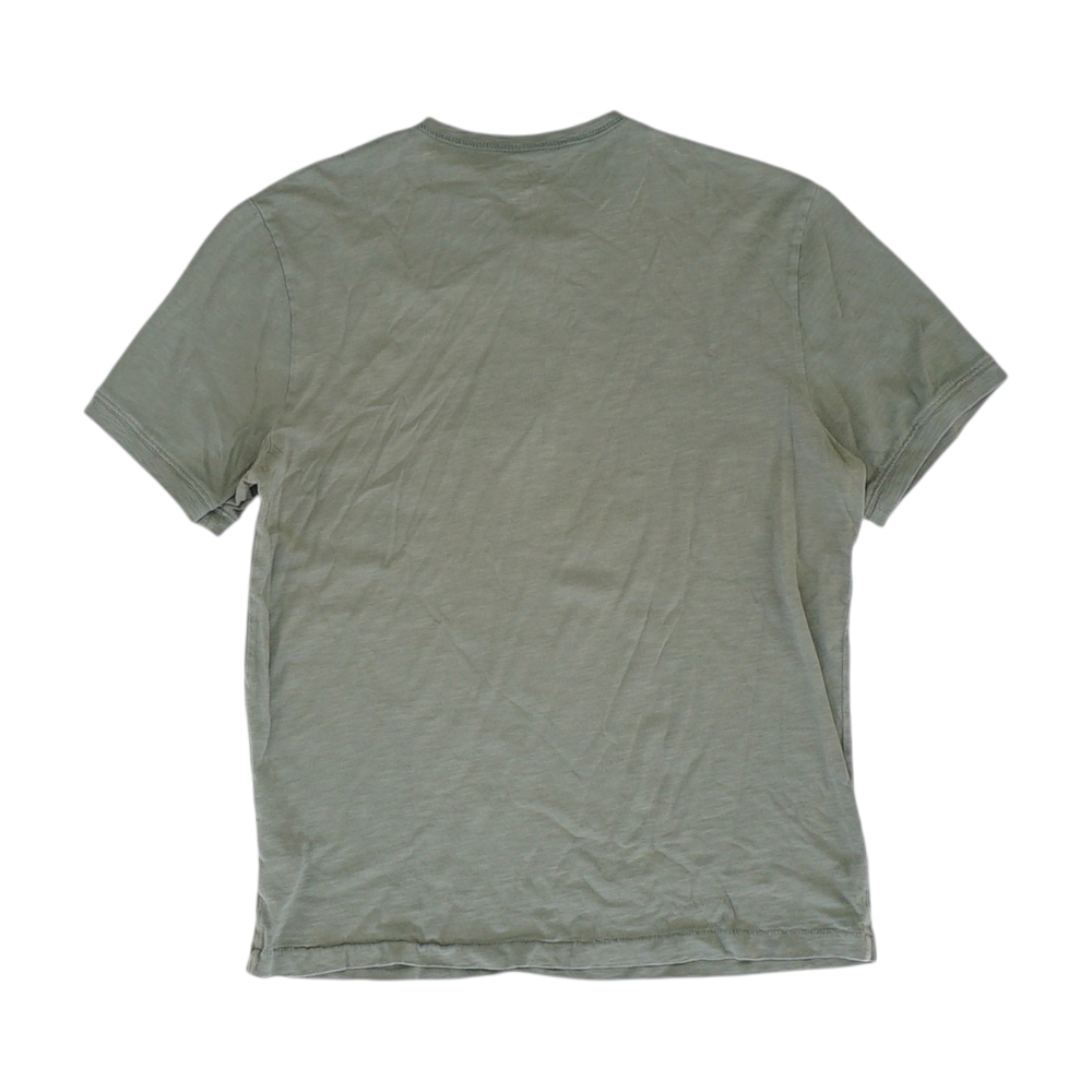 Olive Solid Henley T-Shirt