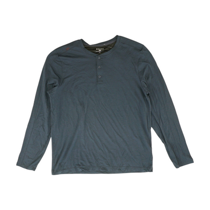 Navy Solid Henley T-Shirt