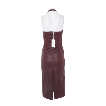 Burgundy Midi Dress