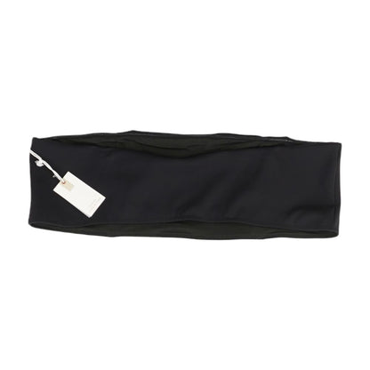 Black Solid Sleeveless Blouse