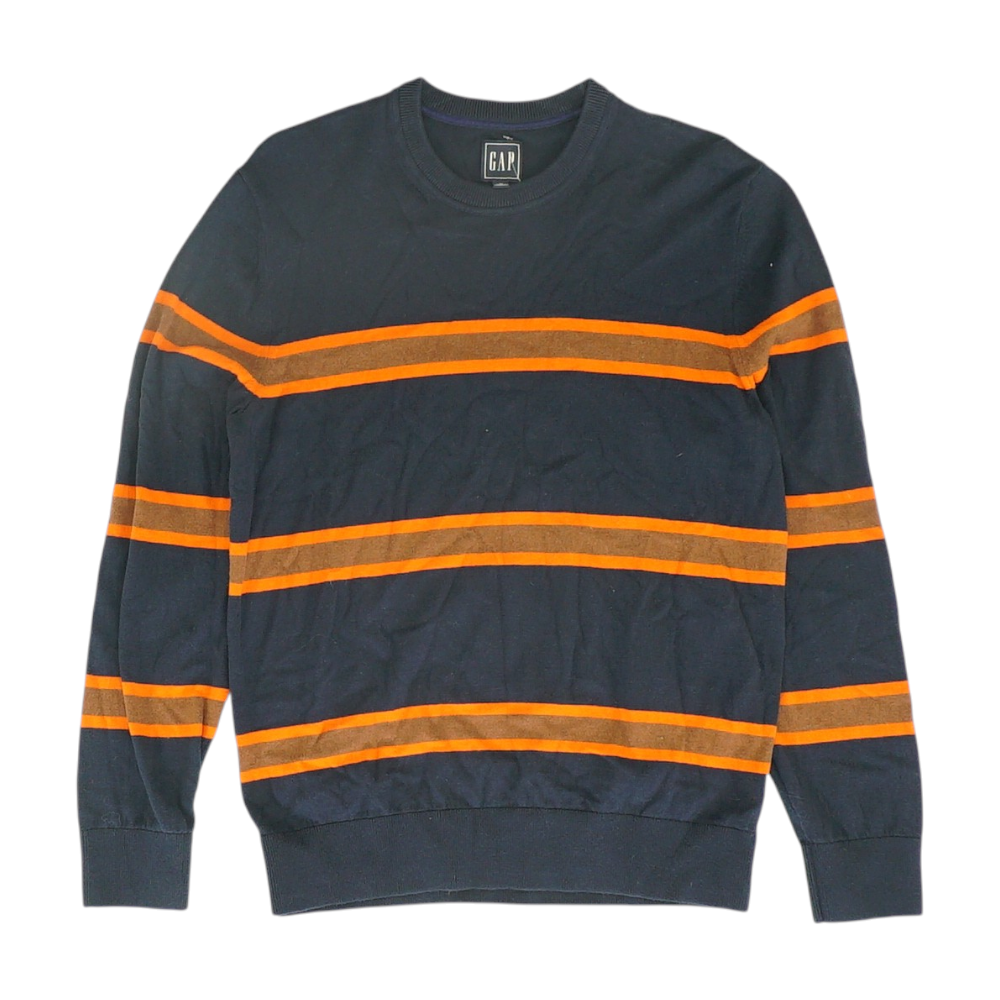 Gap Navy Striped Pullover Sweater – Image 1