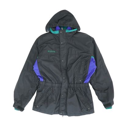 Vintage Black Color Block 2pc Interchange Jacket