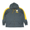 Charcoal Pittsburgh Steelers Solid Active Jacket