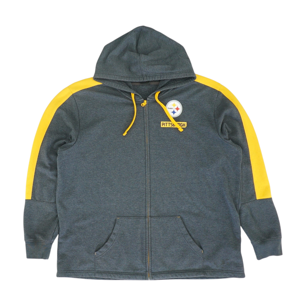 Charcoal Pittsburgh Steelers Solid Active Jacket