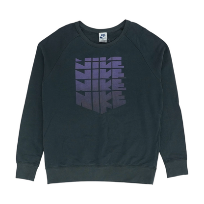 Gray Solid Sweatshirt Pullover