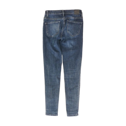 Navy Solid Skinny Leg Jeans