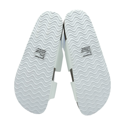 White Flat Sandals
