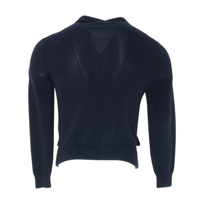 Black Cotton-Suede Fz Jacket